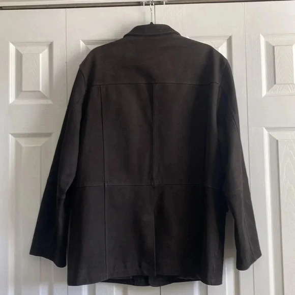 Daniel Cremieux Signature Collection Leather Jacket Brown Men XL - Picture 7 of 9